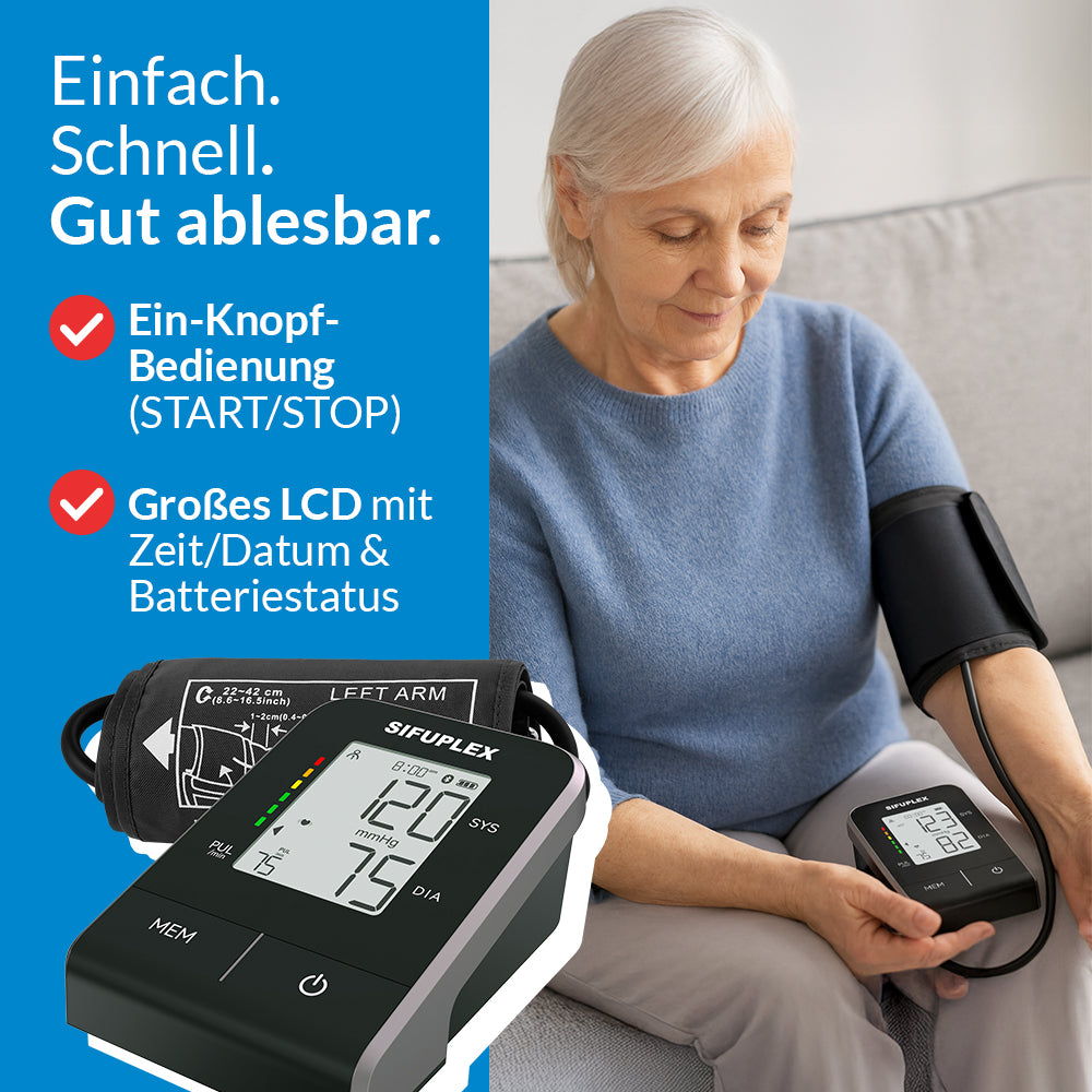 Sifuplex Blutdruckmessgerät VitaPulse VP1