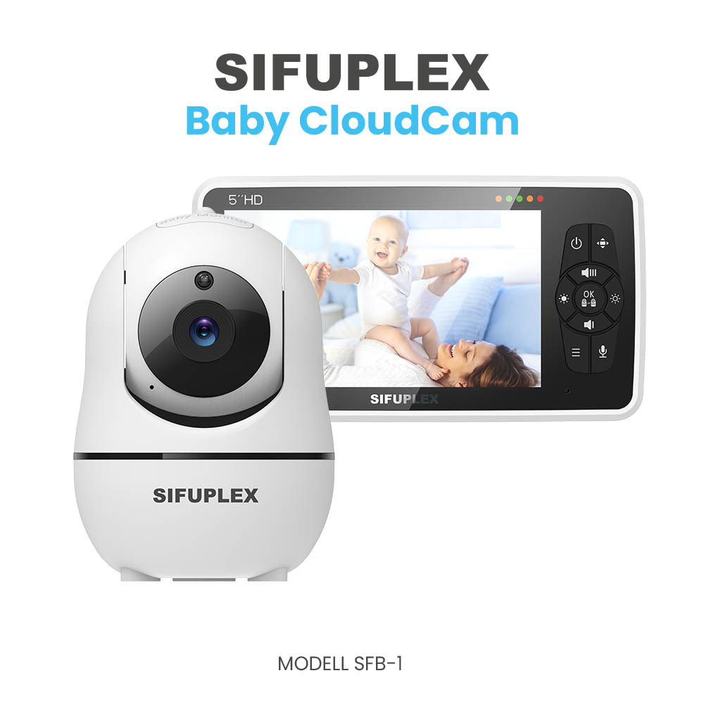 SIFUPLEX Babyphone mit Kamera: CloudCam SFB-1